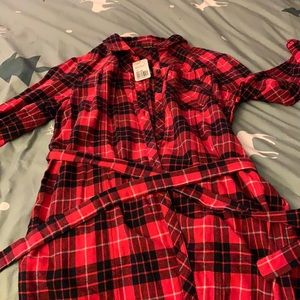 NWT Forever 21 flannel dress